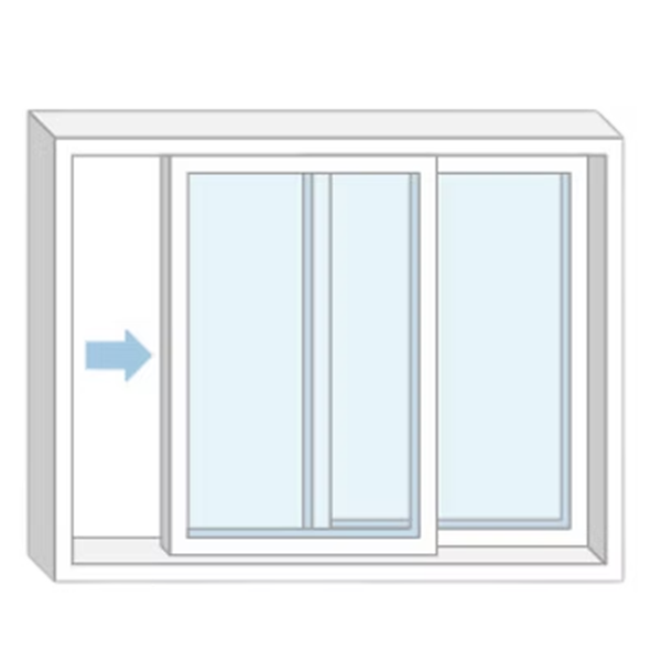 Vinyl Kraft Sliding Window